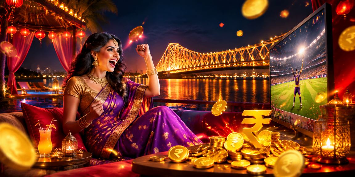 Indian player enjoying mobile casino bonuses in Kolkata